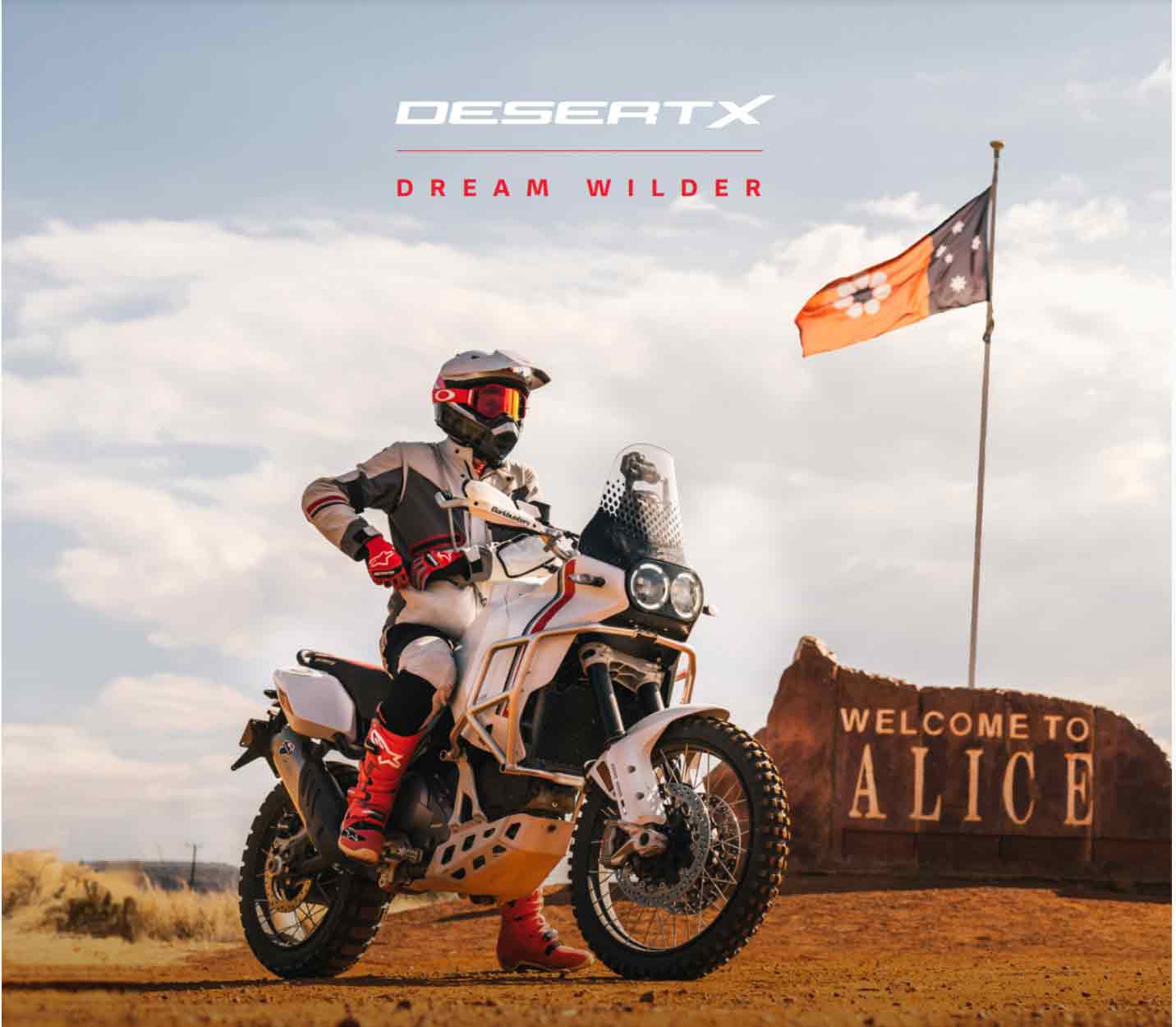 Finke desert race, Ducati desertx, ducati