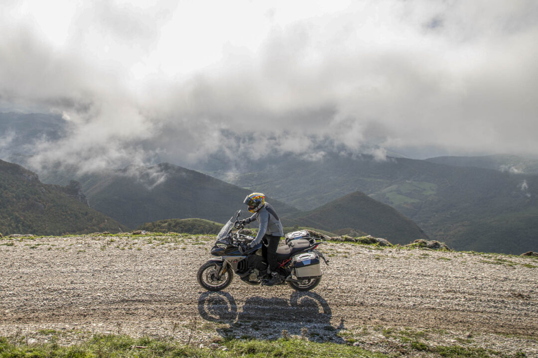 Ducati Multistrada V4S riding off-road