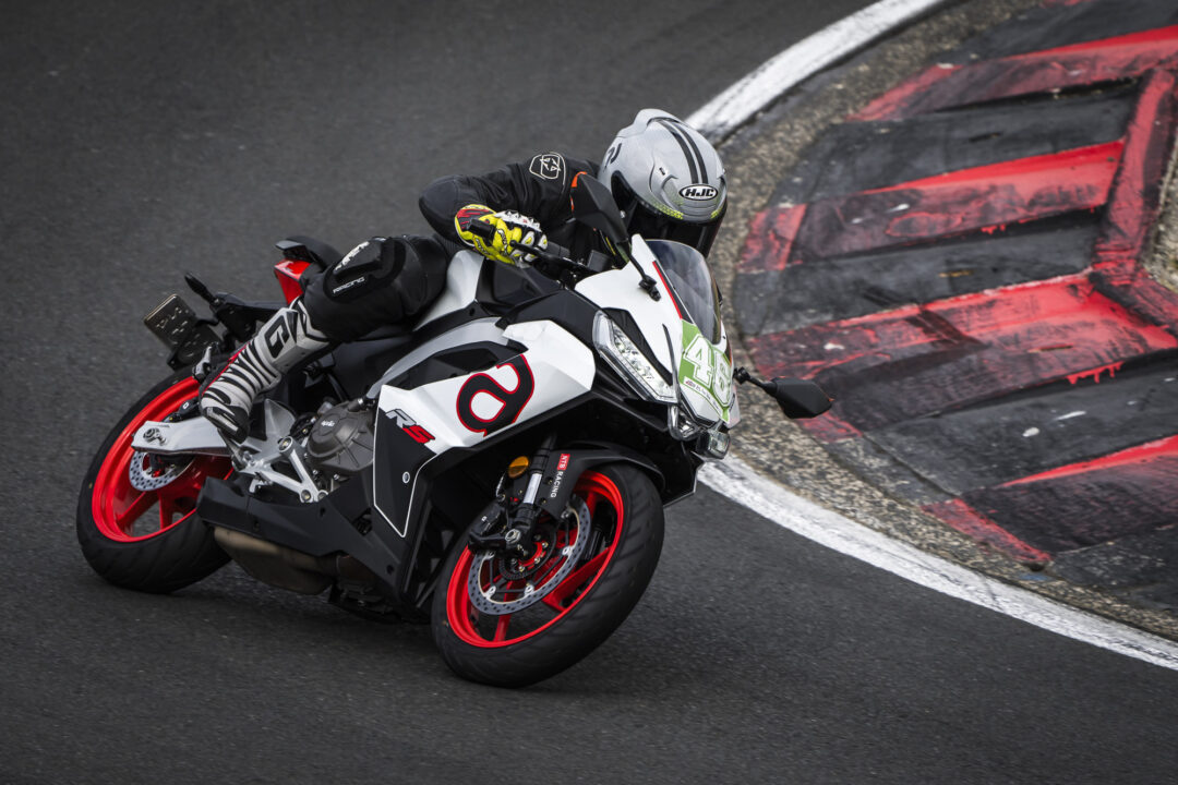 Aprilia RS457 track test