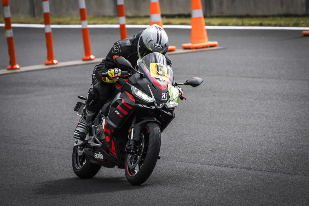 Aprilia RS457 track test