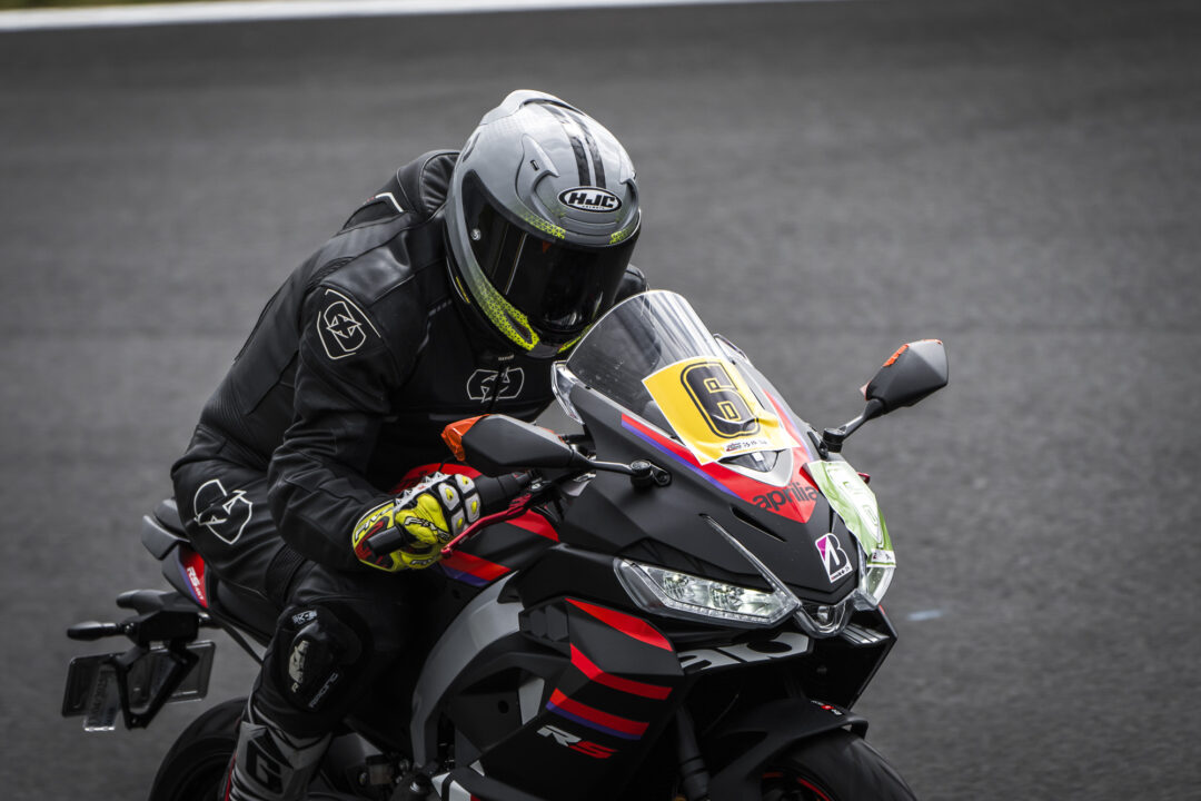 Aprilia RS457 track test