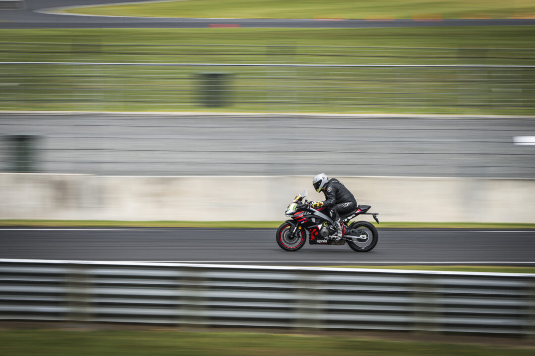 Aprilia RS457 track test