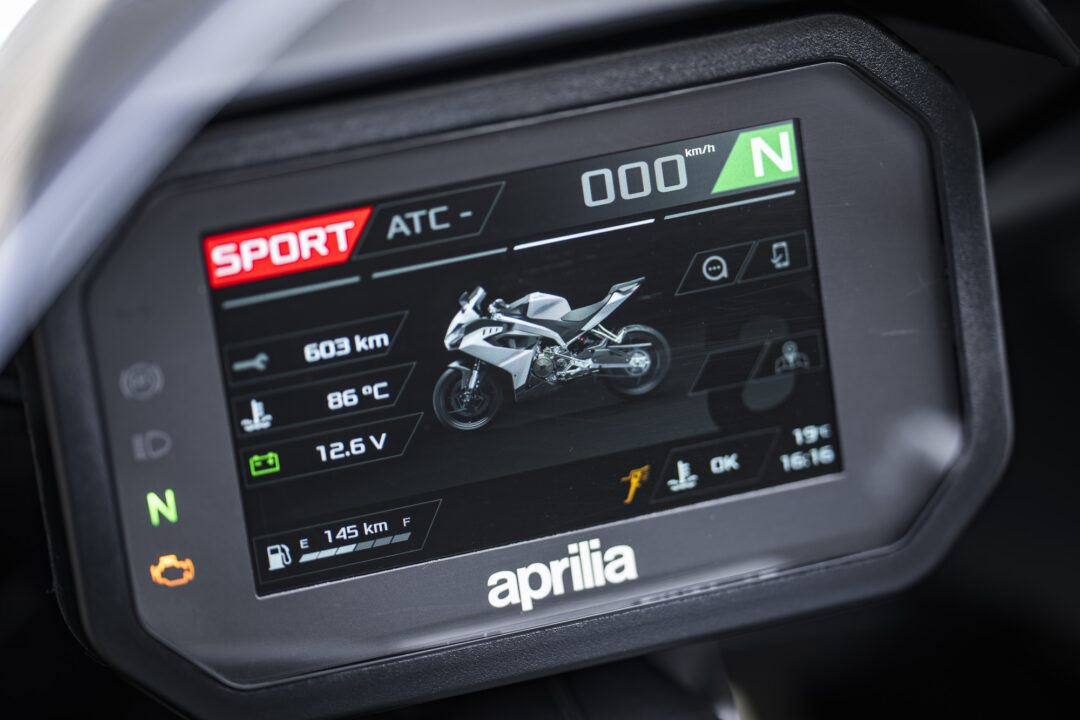 Aprilia RS457 tft screen